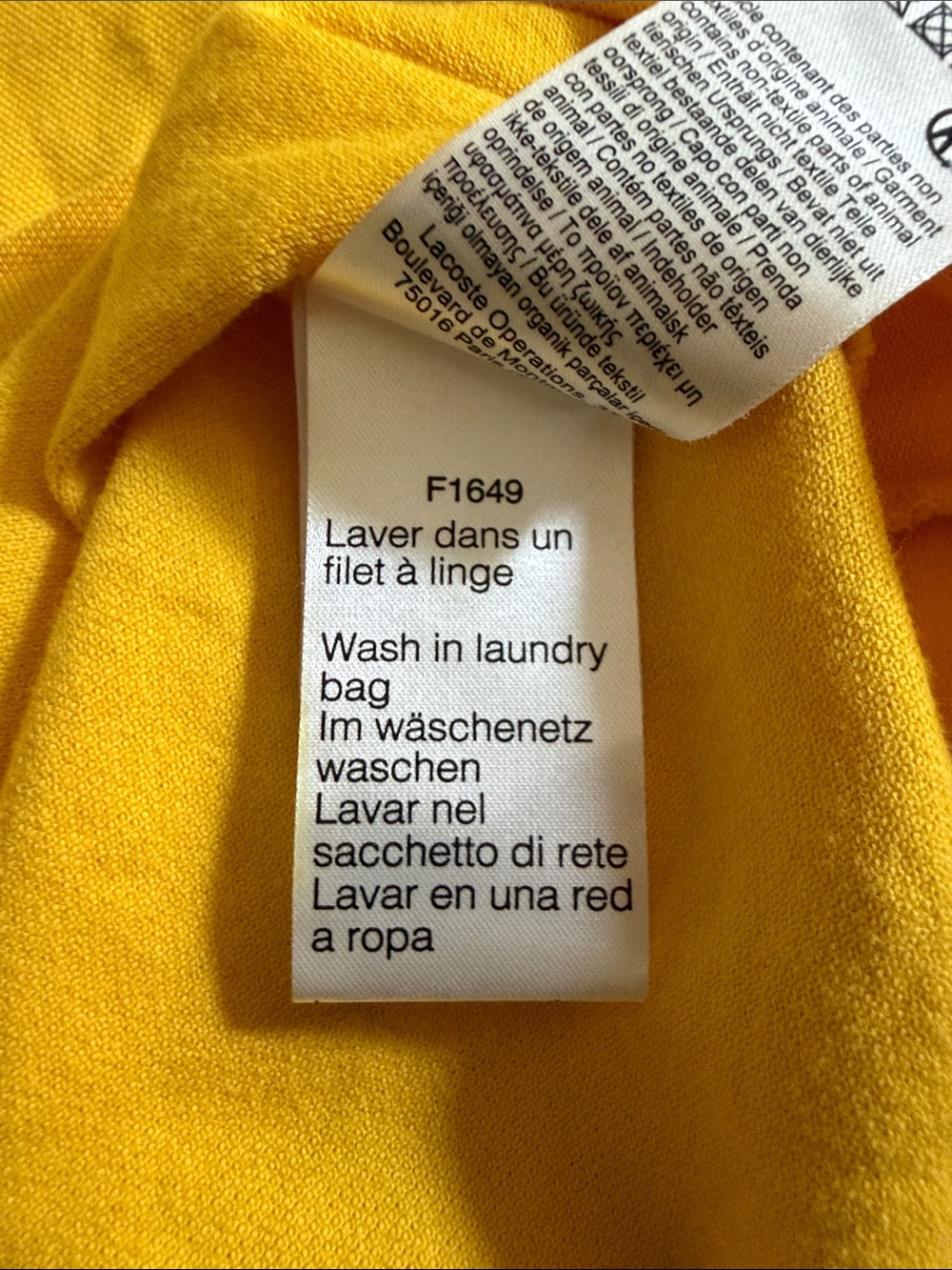 NWT Lacoste Slim Fit Polo Size 46 /XL - Picture 10 of 11